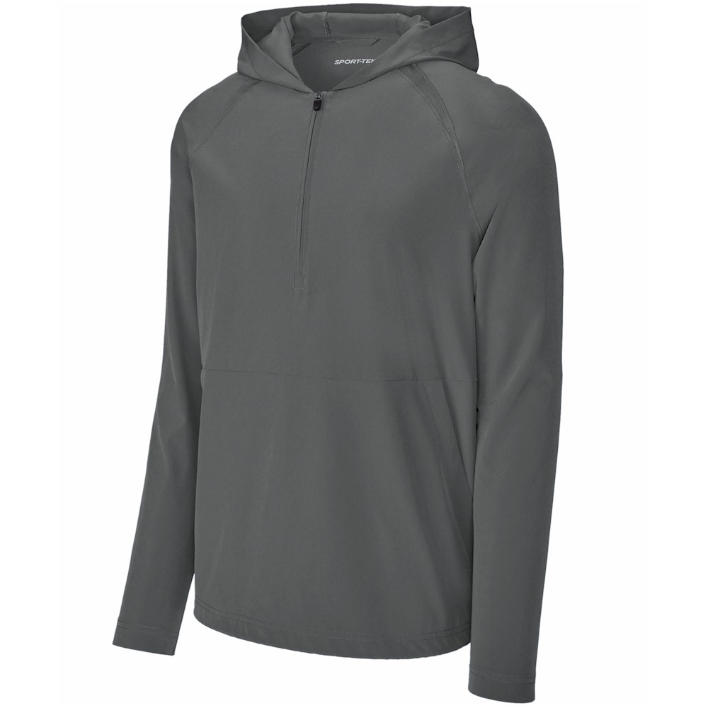 Sport-Tek® Repeat 1/2-Zip LS Hooded Jacket